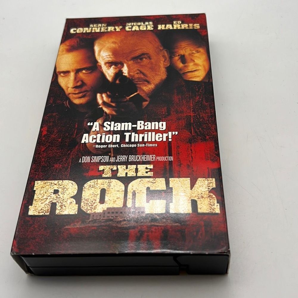 The Rock VHS‎ 1998 Sean Connery Nicolas Cage
